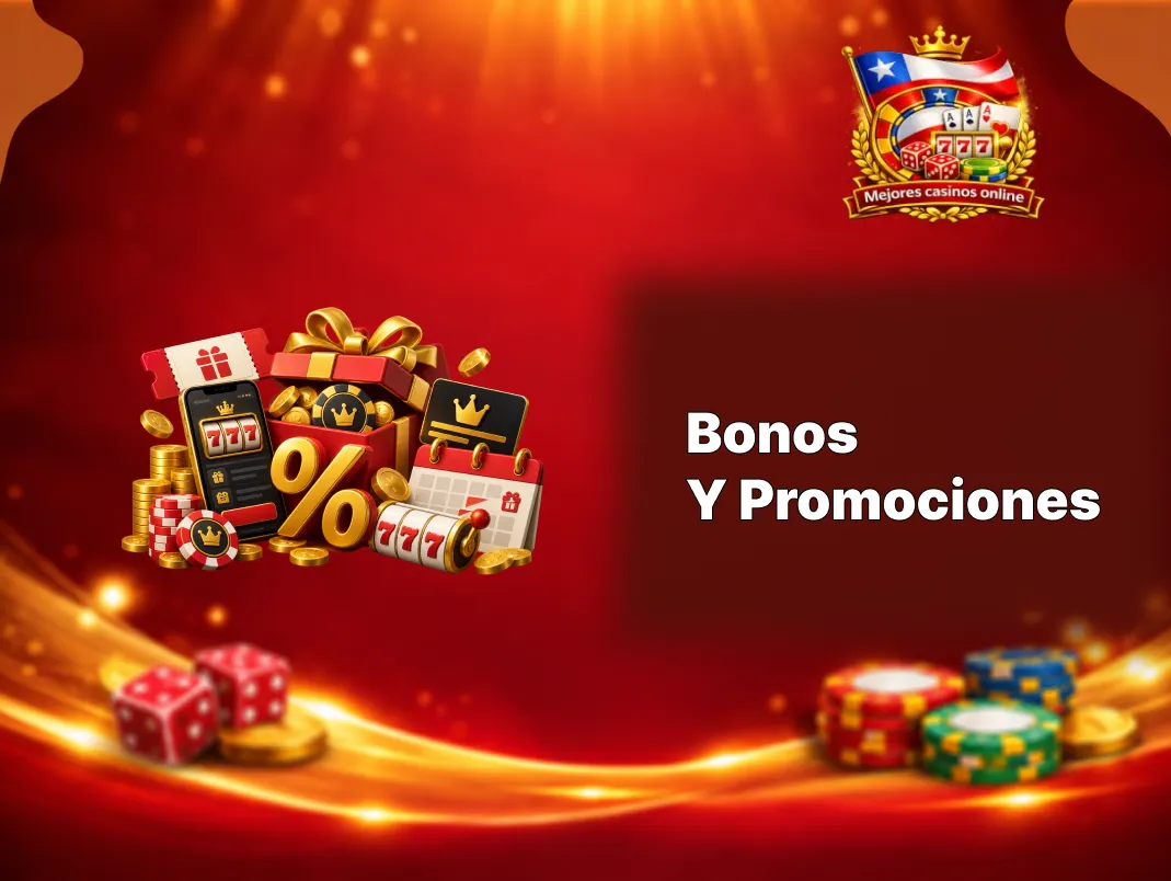 Bonos y promociones de casinos online con ofertas de bienvenida y recompensas adicionales.